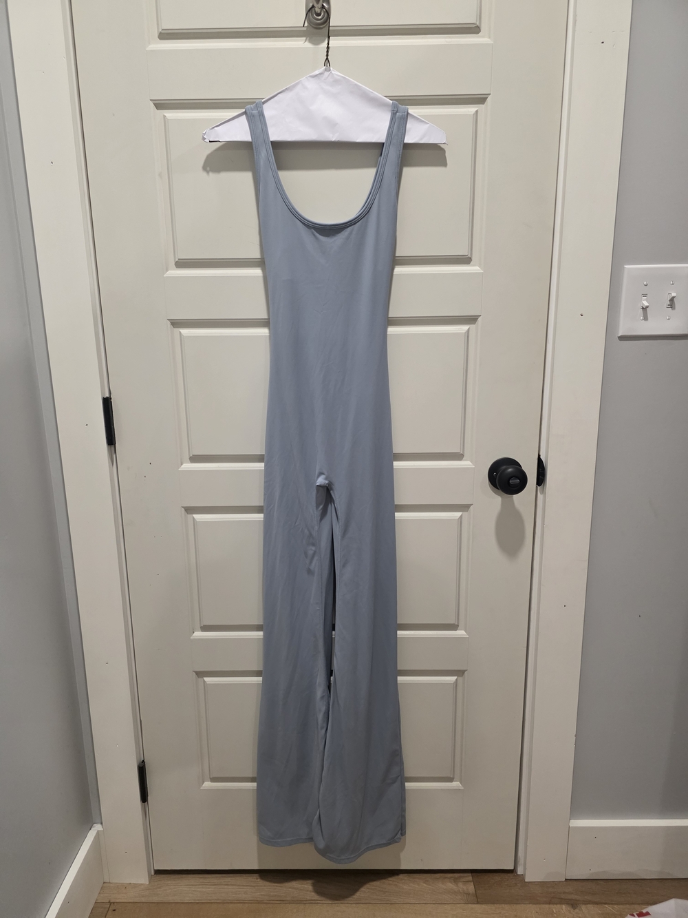 Amazon Light Blue Scoop Neck Jumpsuit